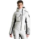 Vestes de ski Rossignol blanches en fil filet imperméables respirantes avec poche forfait Taille XS pour femme 