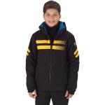 Vestes de ski Rossignol noires en lycra enfant respirantes avec guêtre poignet look fashion 