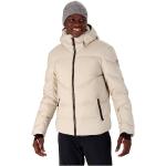Vestes de ski Rossignol blanches en laine de mérinos imperméables respirantes Taille S look fashion pour homme 
