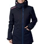 Vestes de ski Rossignol bleu nuit imperméables respirantes Taille XS look fashion pour femme 