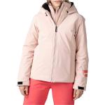 Vestes de ski Rossignol roses enfant respirantes avec jupe pare-neige 