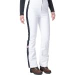 Pantalons de ski Rossignol blancs en shoftshell imperméables respirants Taille S look fashion pour femme 