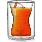 Tasses en verre marron en verre 