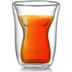 Tasses en verre marron en verre 