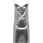Mini robes de soirée Rotate grises métalliques minis Taille XS look fashion pour femme 