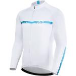 Maillots de cyclisme de printemps blancs en polyester respirants Taille L look fashion pour homme 
