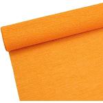 Papier crépon orange en promo 