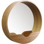 Round Wall - Miroir en bois