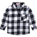 Chemises noires à carreaux en flanelle à carreaux classiques pour fille de la boutique en ligne Amazon.fr 