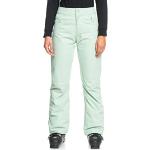 Pantalons de snowboard Roxy verts délavés Taille L look fashion pour femme 