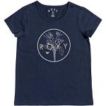 Roxy Endless Music Foil-T-Shirt pour Fille 4-16, Bleu (Mood Indigo), M (Taille Fabricant : 10/M)