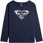Roxy Fille Roxy™ Fille T-shirt Style Surf Taille 10/M Bleu T shirt, Mood Indigo, 10 ans EU