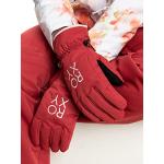 Gants de ski Roxy rouge brique Taille L look fashion pour femme 