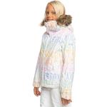 Vestes de ski Roxy girl multicolores en fil filet enfant look fashion en promo 
