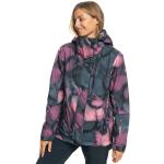 Vestes de ski Roxy violettes en taffetas imperméables look fashion pour femme 