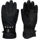 Gants de ski Roxy noirs en tissu sergé éco-responsable Taille XL pour femme 