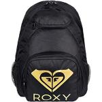 Sacs à dos de randonnée Roxy Shadow Swell gris en caoutchouc avec poches extérieures pour femme 