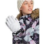 Gants de ski Roxy blancs lavable en machine Taille M look fashion pour femme en promo 