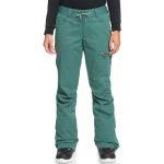 Pantalons de ski Roxy verts en taffetas éco-responsable Taille L pour femme 