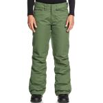 Pantalons de ski Roxy verts respirants Taille L pour femme 