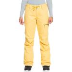 Pantalons de ski Roxy Sunset jaunes imperméables Taille L look fashion pour femme 
