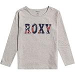 T-shirts à col rond Roxy gris en jersey bio Taille 4 ans classiques pour fille de la boutique en ligne Amazon.fr avec livraison gratuite Amazon Prime 