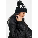 Bonnets Roxy noirs à pompons Tailles uniques pour femme en promo 