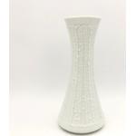 Vases blancs en porcelaine de 24 cm milieu du siècle 