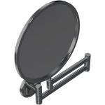 Miroirs de salle de bain gris grossissants diamètre 23 cm 