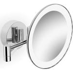Miroirs muraux gris grossissants diamètre 20 cm 