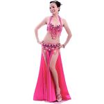 Danses orientales roses à sequins Taille S look fashion pour femme 