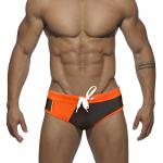 Slips de bain orange Taille XL look fashion pour homme 