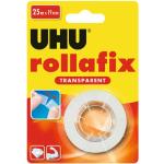 Ruban adhésif UHU Rollafix - Transparent - 25m x 19mm - 36945