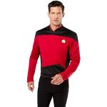 T-shirts Rubie's France rouges en polyester Star Trek Taille XL look fashion pour homme 