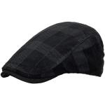 Chapeaux d'automne noirs en velours 59 cm look casual pour homme 