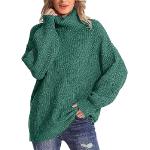 Briskorry Pull Col Roulé Femme Hiver Chic Pullover Pull Oversize Grosse  Maille Ample Manche Longue Large Femme Grande Taille Pulls Tricoté Femme  Chaud