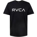 T-shirts RVCA noirs à manches courtes bio à manches courtes Taille S look fashion pour homme en promo 