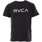 T-shirts RVCA noirs à manches courtes bio à manches courtes Taille XS look fashion pour homme en promo 