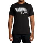 T-shirts de sport RVCA noirs en polyester à manches courtes Taille L look fashion pour homme 