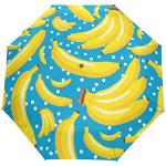 Parapluies pliants à motif banane Taille L look fashion 