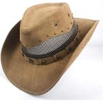 Chapeaux de cowboy en cuir 59 cm pour homme 