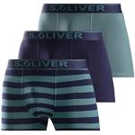 Boxers s.Oliver bleu marine à rayures en lot de 3 Taille M look fashion pour homme 