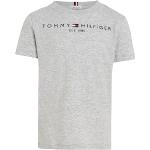 T-shirts Tommy Hilfiger gris clair enfant bio look casual en promo 