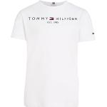 T-shirts Tommy Hilfiger blancs enfant bio look casual en promo 
