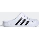 Sabots adidas Adilette blancs en fibre synthétique à élastiques Pointure 46 look sportif pour homme 