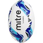 Ballons de rugby Mitre bleu cyan en caoutchouc 