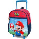 Sacs à dos Dessins Animés rouges Super Mario Mario à roulettes pour enfant en promo 