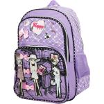 Sacs à dos scolaires Madisson violets avec poches extérieures pour fille en promo 
