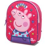 Sacs à dos scolaires Dessins Animés rose fushia Peppa Pig pour fille 