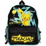 Sacs à dos scolaires noirs Pokemon Pikachu 